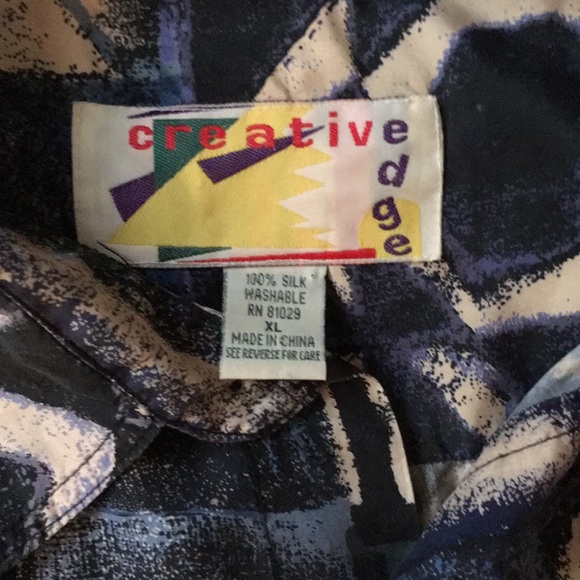 80s fashionable button down - Picture 3 of 4